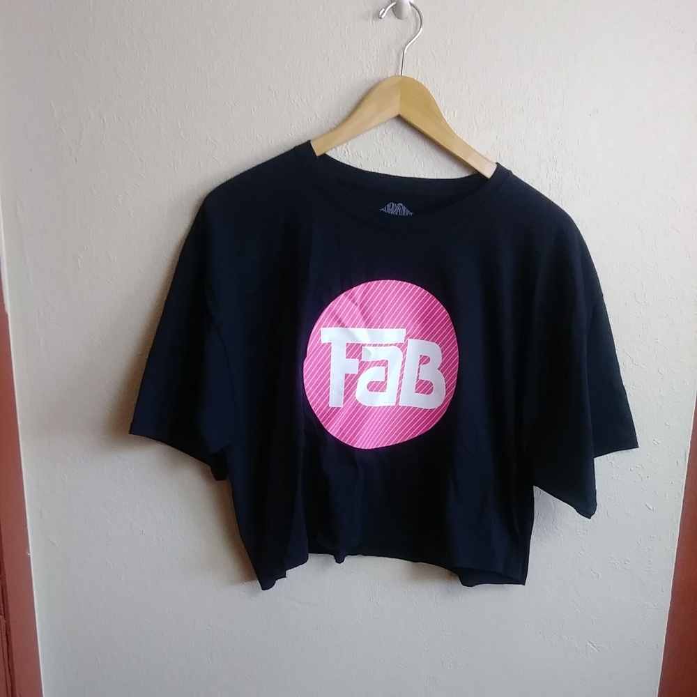 By Products Fab Graphic Tee Crop Top
